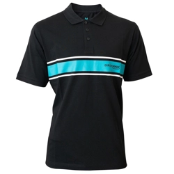 Drennan Aqua Stripe Polo Shirts